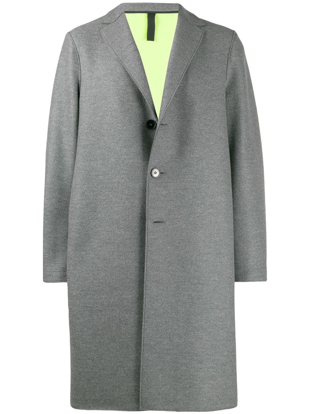 Harris Wharf London Single-breasted Coat In Grey