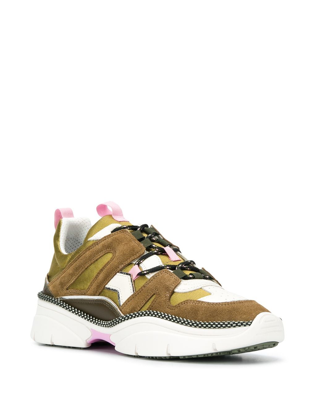 ISABEL MARANT Sneakers met vlakken - Beige