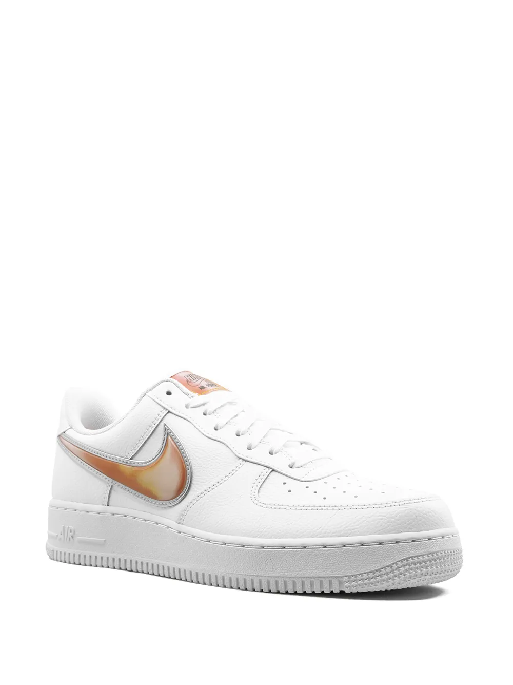 nike air force 1 oversized swoosh orange