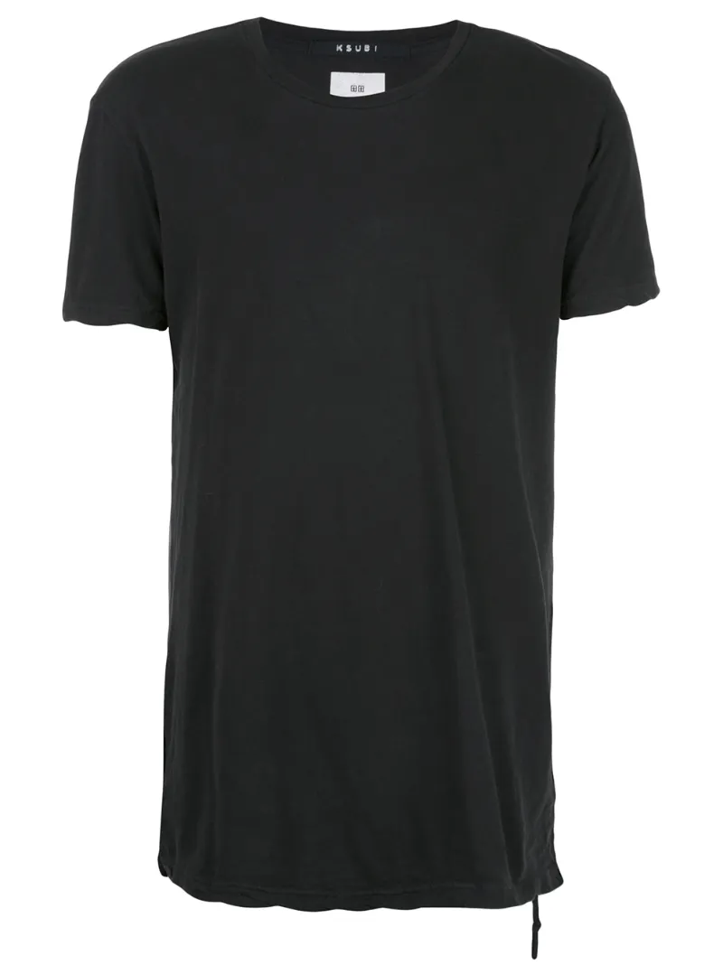 Ksubi T-shirts KSUBI SEEING LINES PLAIN T-SHIRT - BLACK