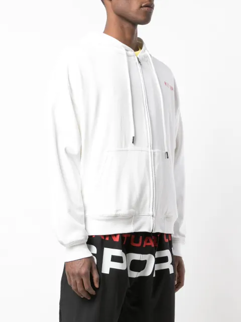 Willy Chavarria Buffalo Zip-Up Hoodie | Farfetch.com