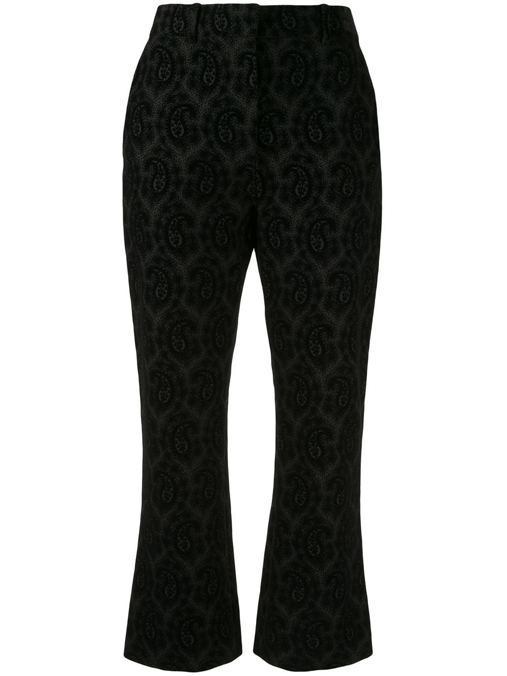 Shop Altuzarra Paisley Print Tailored Trousers In Black