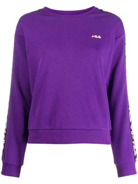 Fila Tivka Logo Tape Sweatshirt In 