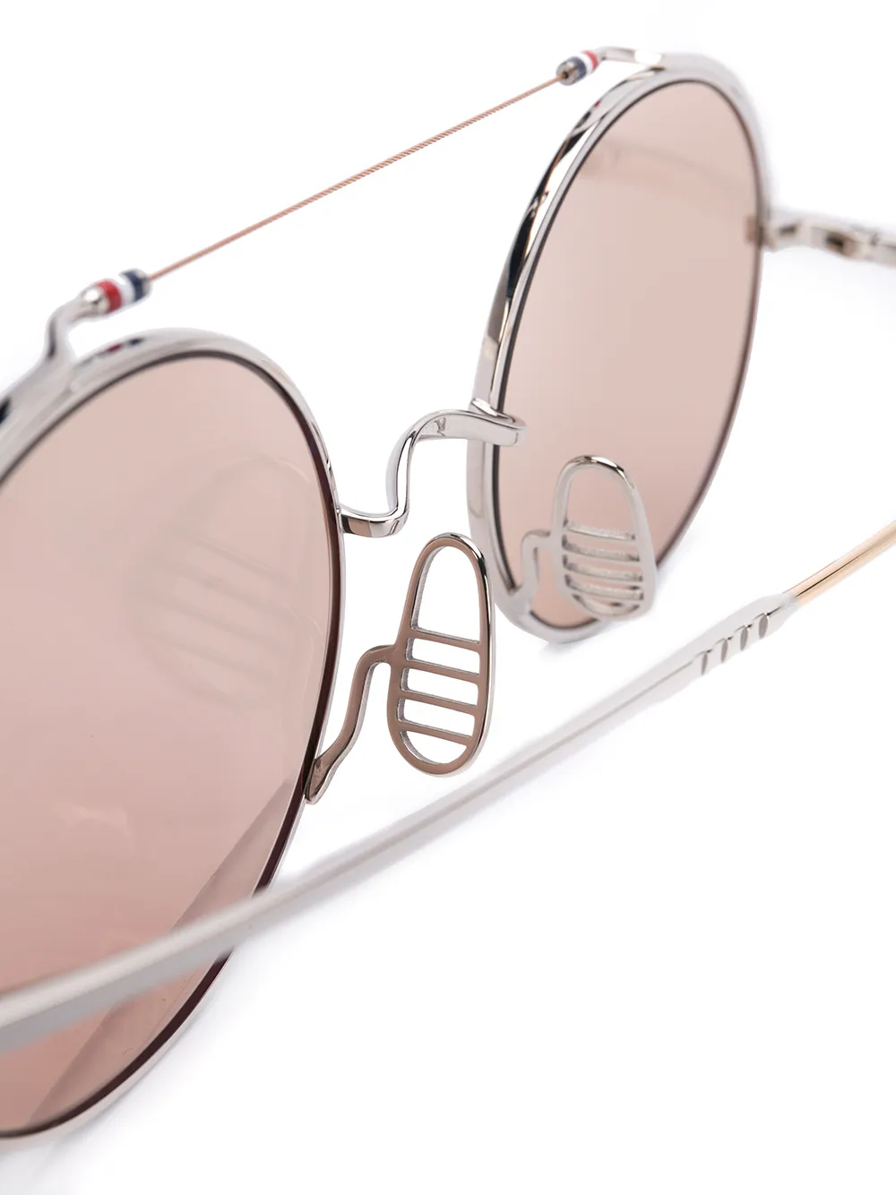 фото Thom browne eyewear солнцезащитные очки-авиаторы
