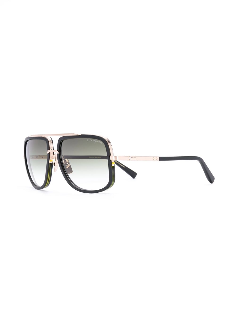 Shop Dita Eyewear Square Frame Sunglasses In Brown