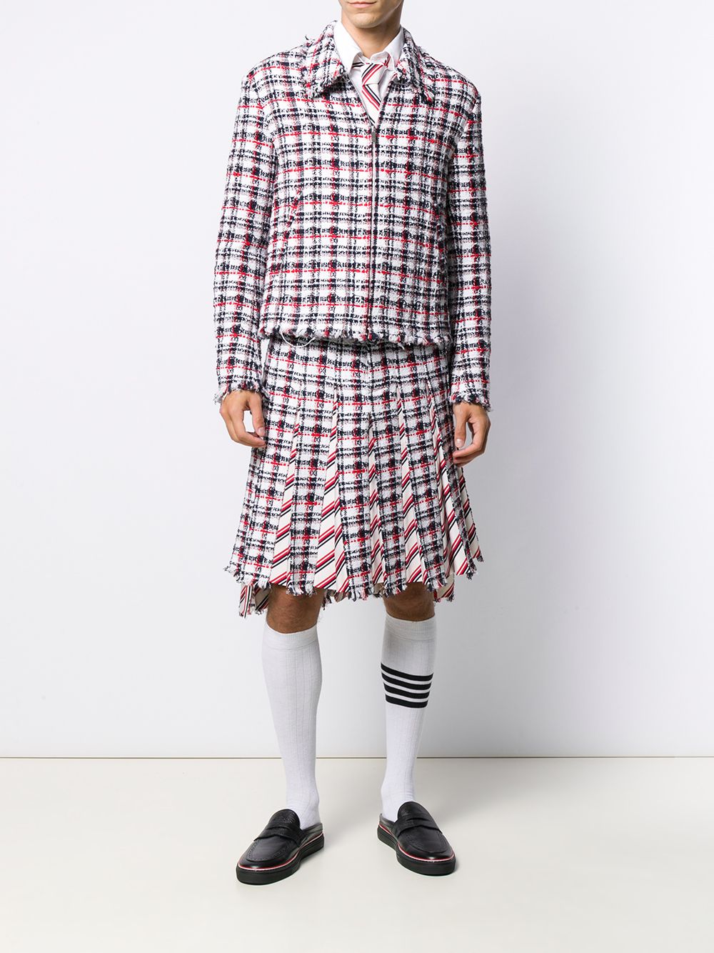 фото Thom browne куртка с бахромой