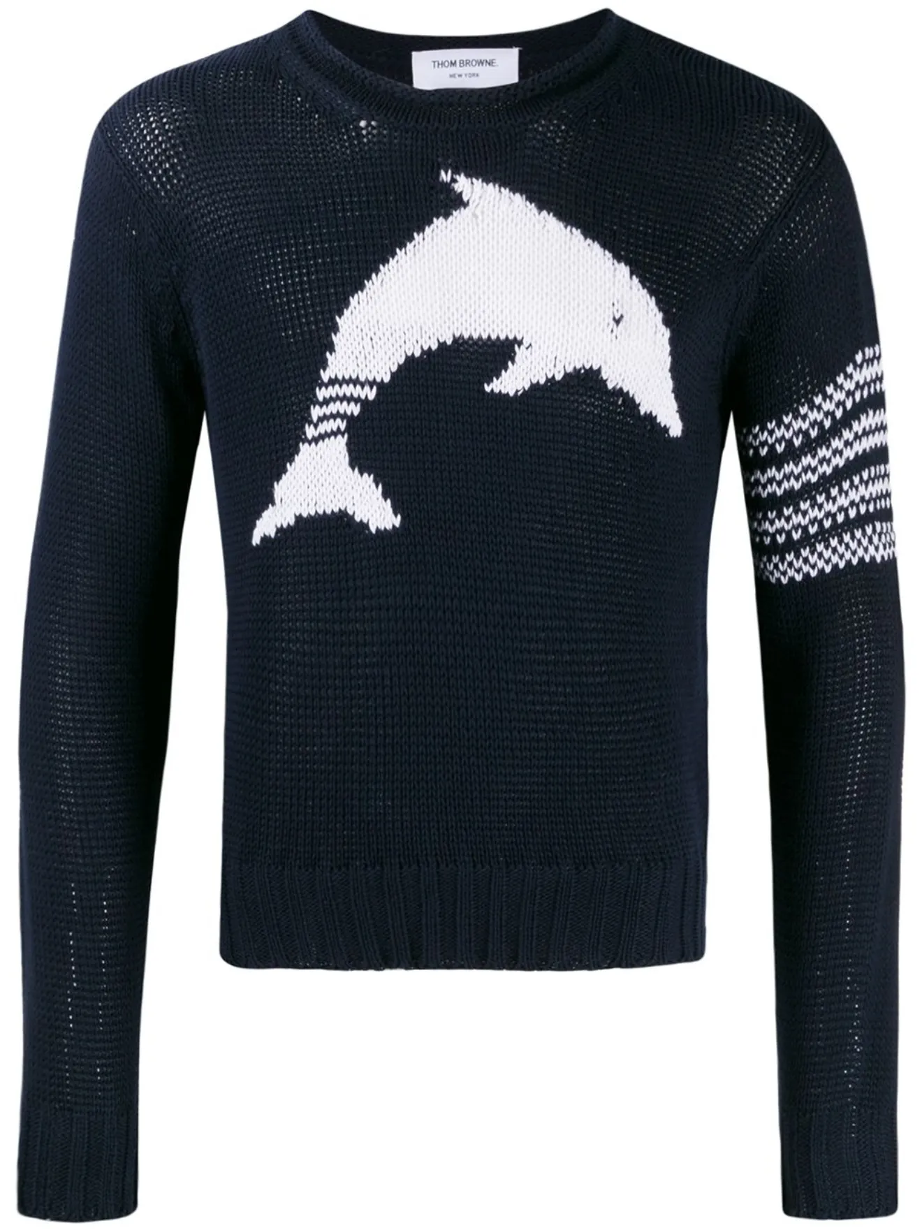 thom browne dolphin sweater