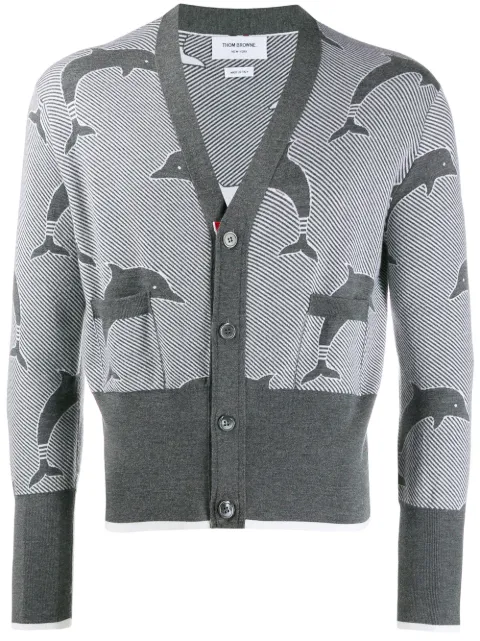 thom browne dolphin cardigan