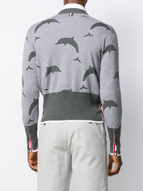 thom browne dolphin cardigan
