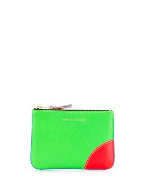Click to view more detailed imagery on our partner's website Comme Des Garçons Red Green And Blue Fluorescent Wallet