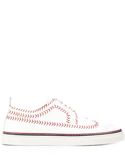 Thom Browne baseball stitching sneakers