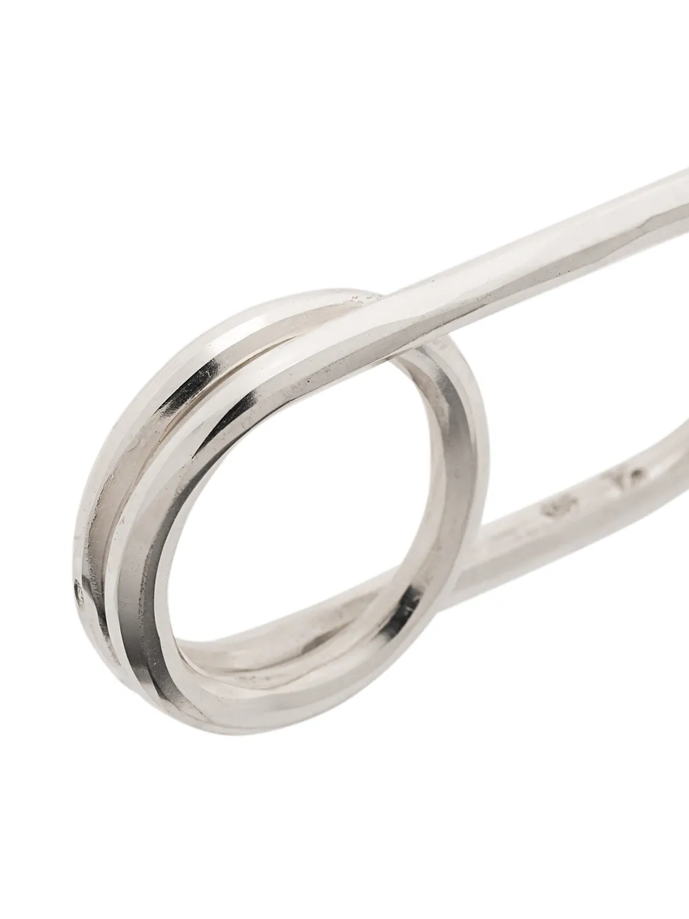 Shop Werkstatt:münchen Curl Ring In Silver