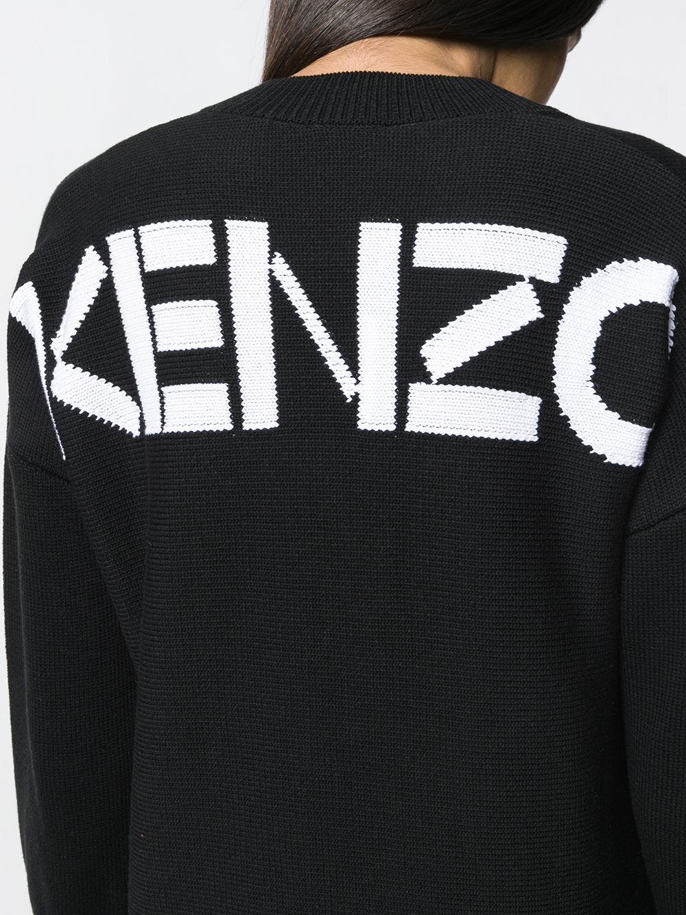 фото Kenzo платье-свитер с логотипом