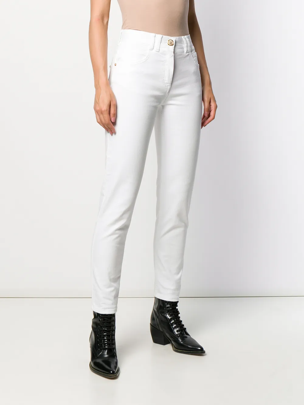 Balmain Slim-fit jeans Wit