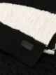 Saint Laurent 케이블 니트 롱 스카프
