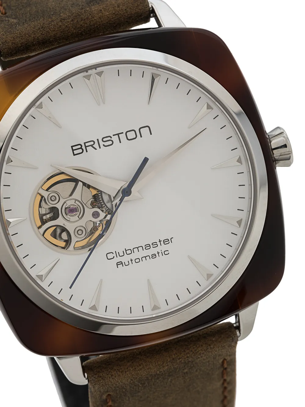 Shop Briston Watches Clubmaster Iconic 40mm In White