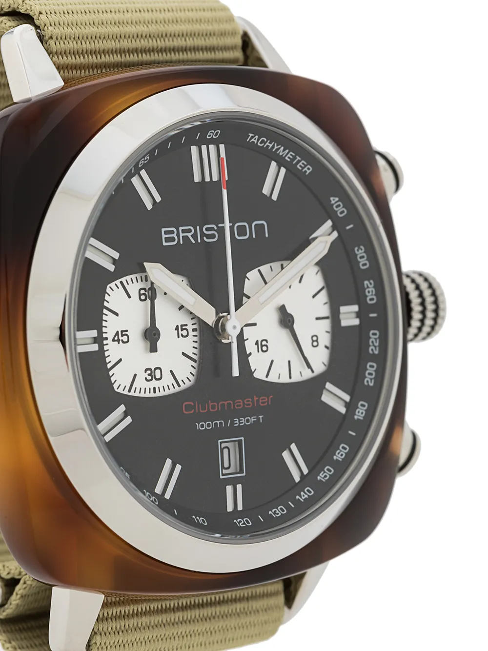  Briston 'clubmaster' Armbanduhr   Schwarz 