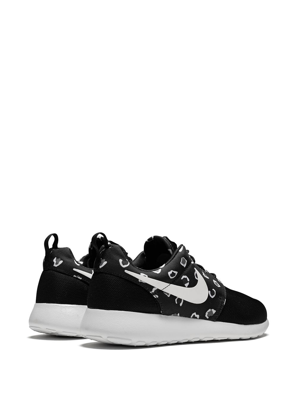 фото Nike кроссовки rosherun с леопардовым принтом