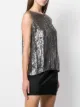 P.A.R.O.S.H. sequin disco vest top