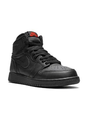 Travis Nike Air Jordan キッズシューズ 黒/赤 Jordan Kids x Travis Scott Air Jordan 1 Low スニーカー | ブラック