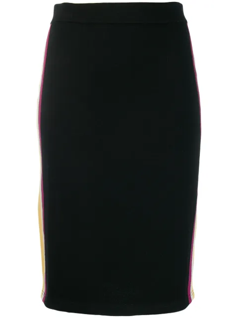 MARANT ÉTOILE stripe panel pencil skirt