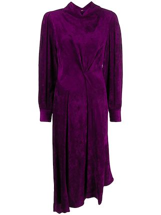 purple corduroy dress