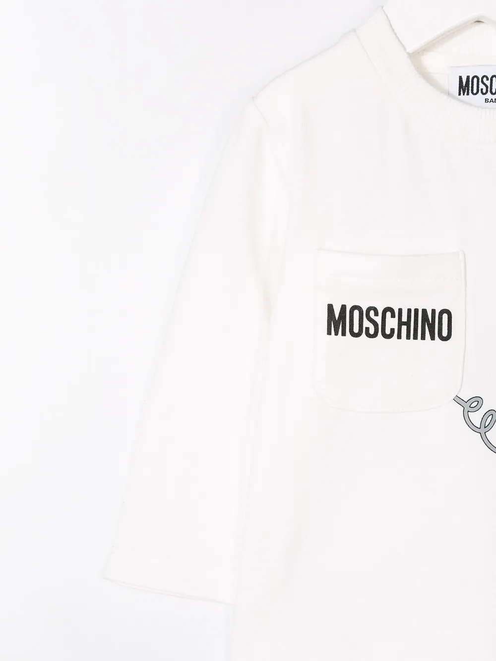 фото Moschino kids топ astronaut bear