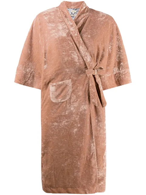 Bellerose distressed robe-coat