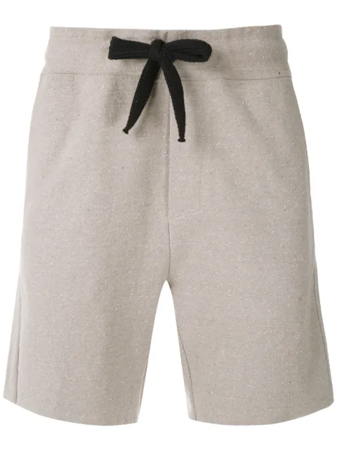 Osklen ribbed straight shorts