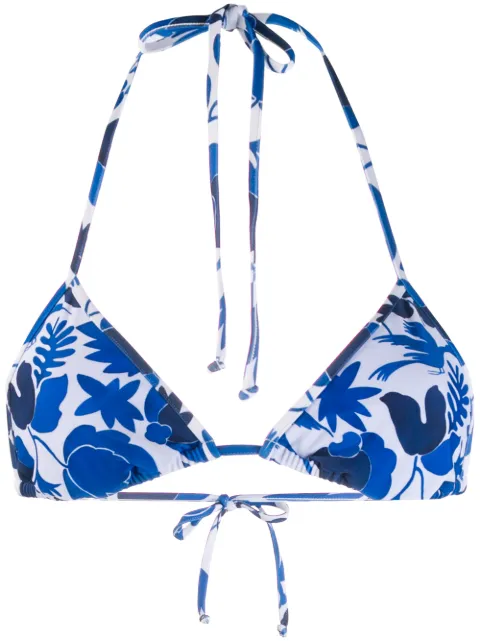 La DoubleJ printed string bikini bottoms