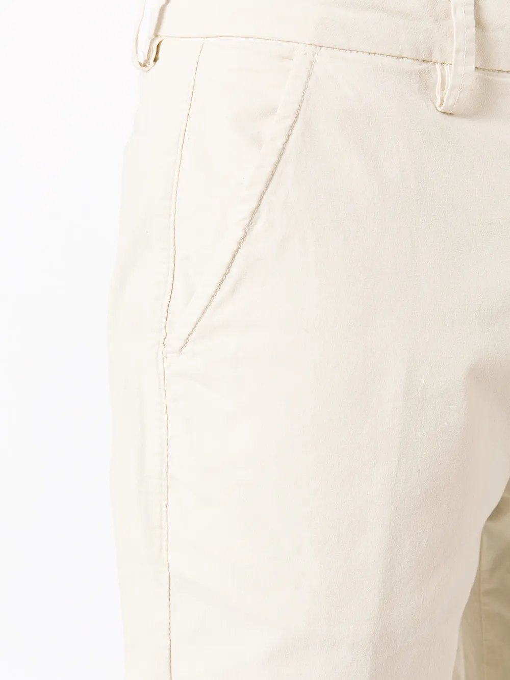 Osklen mid-rise stretch-cotton trousers Beige