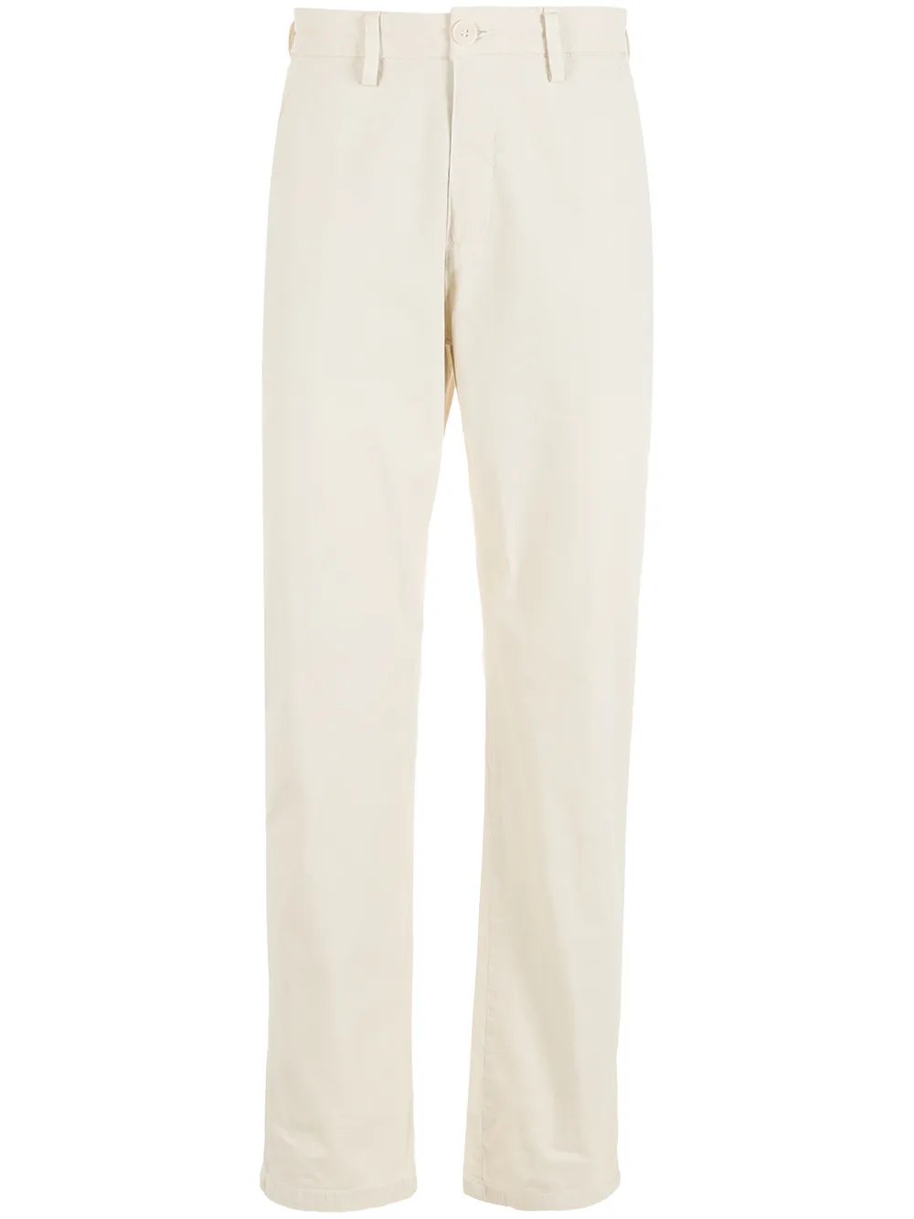 Osklen mid-rise stretch-cotton trousers Beige
