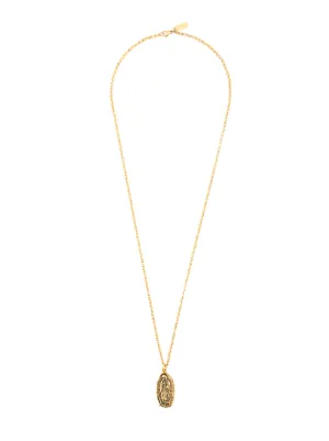 WACKO MARIA oval-frame Medal Necklace | Gold | FARFETCH