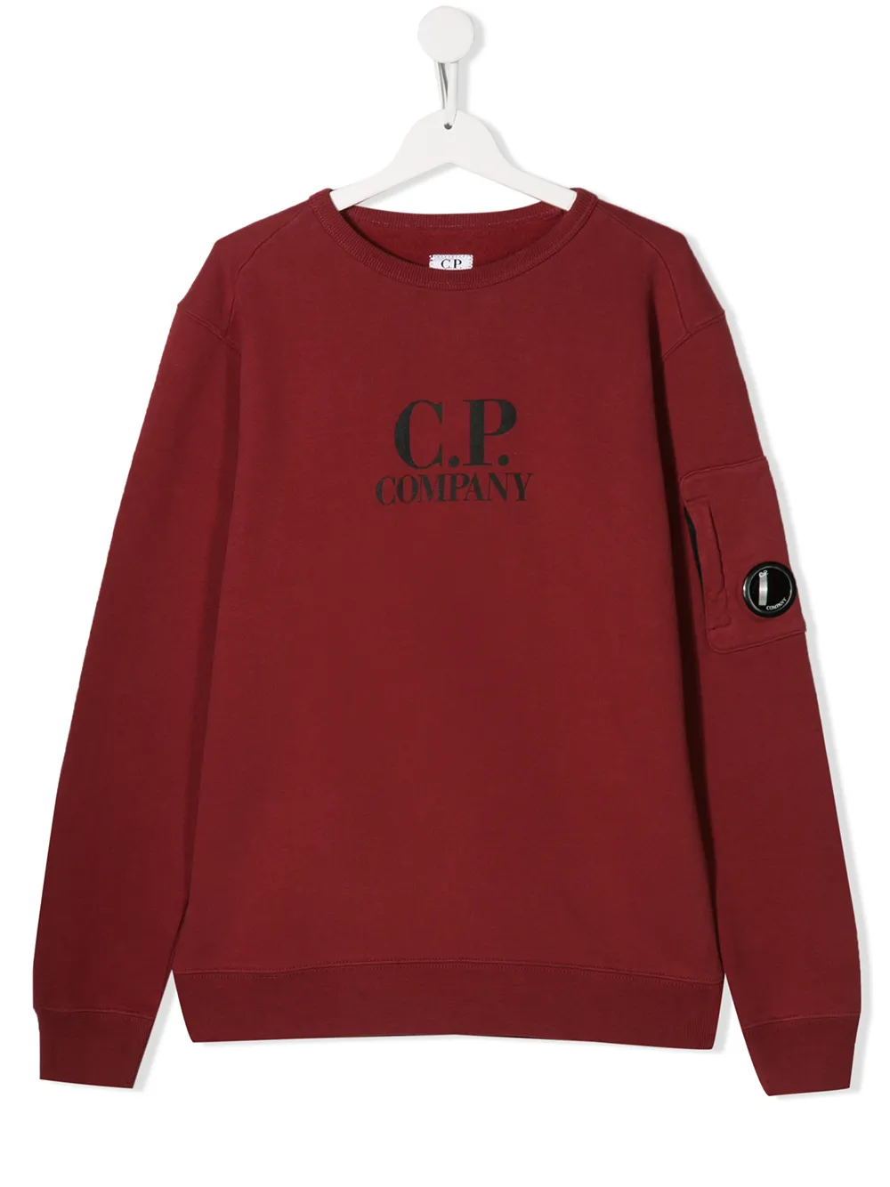 C.P. Company Kids Trui met logo Rood