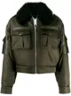 Image 1 of Prada shearling collar aviator jacket