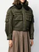 Prada shearling collar aviator jacket