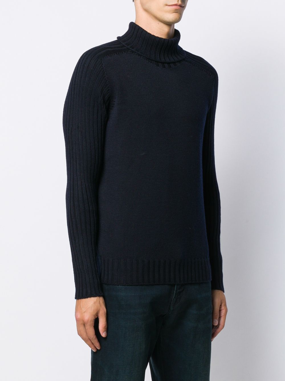 Shop D4.0 ribbed turtleneck jumper with Express Delivery - FARFETCH