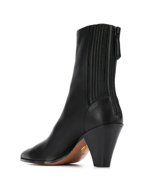 aquazzura saint honore combat almond toe boots