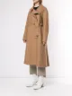 System belted long coat