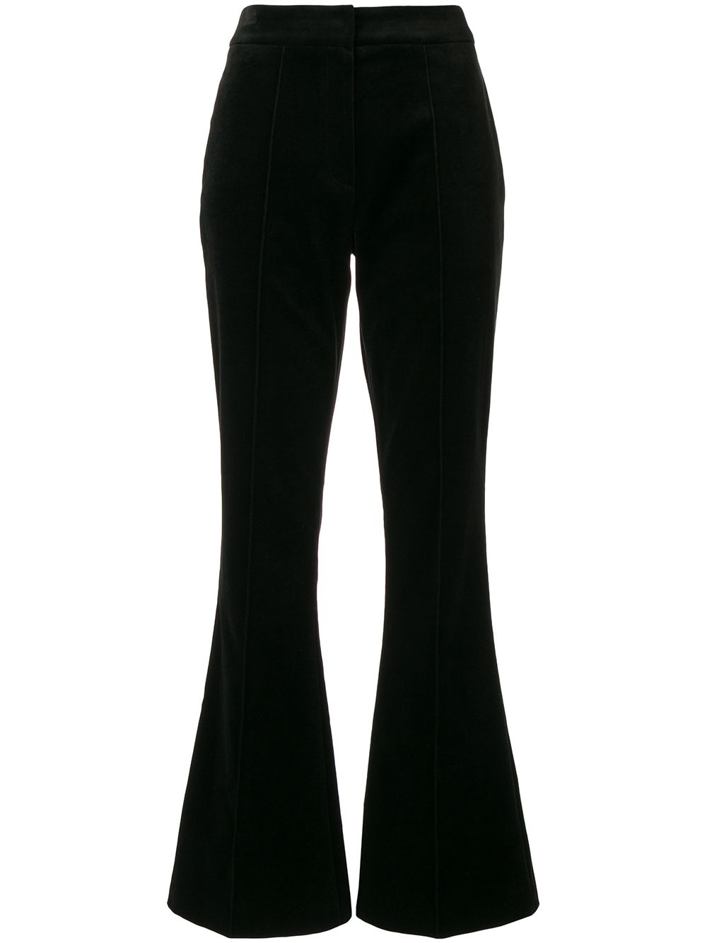 Shop We11 Done Flared Style Trousers In Black