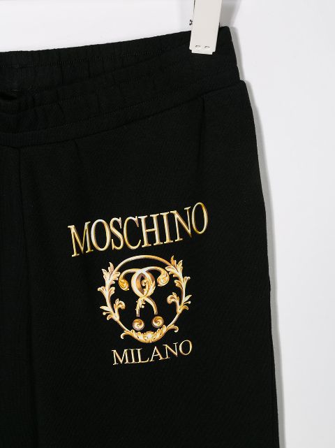 Moschino Kids Logo Print Track Pants