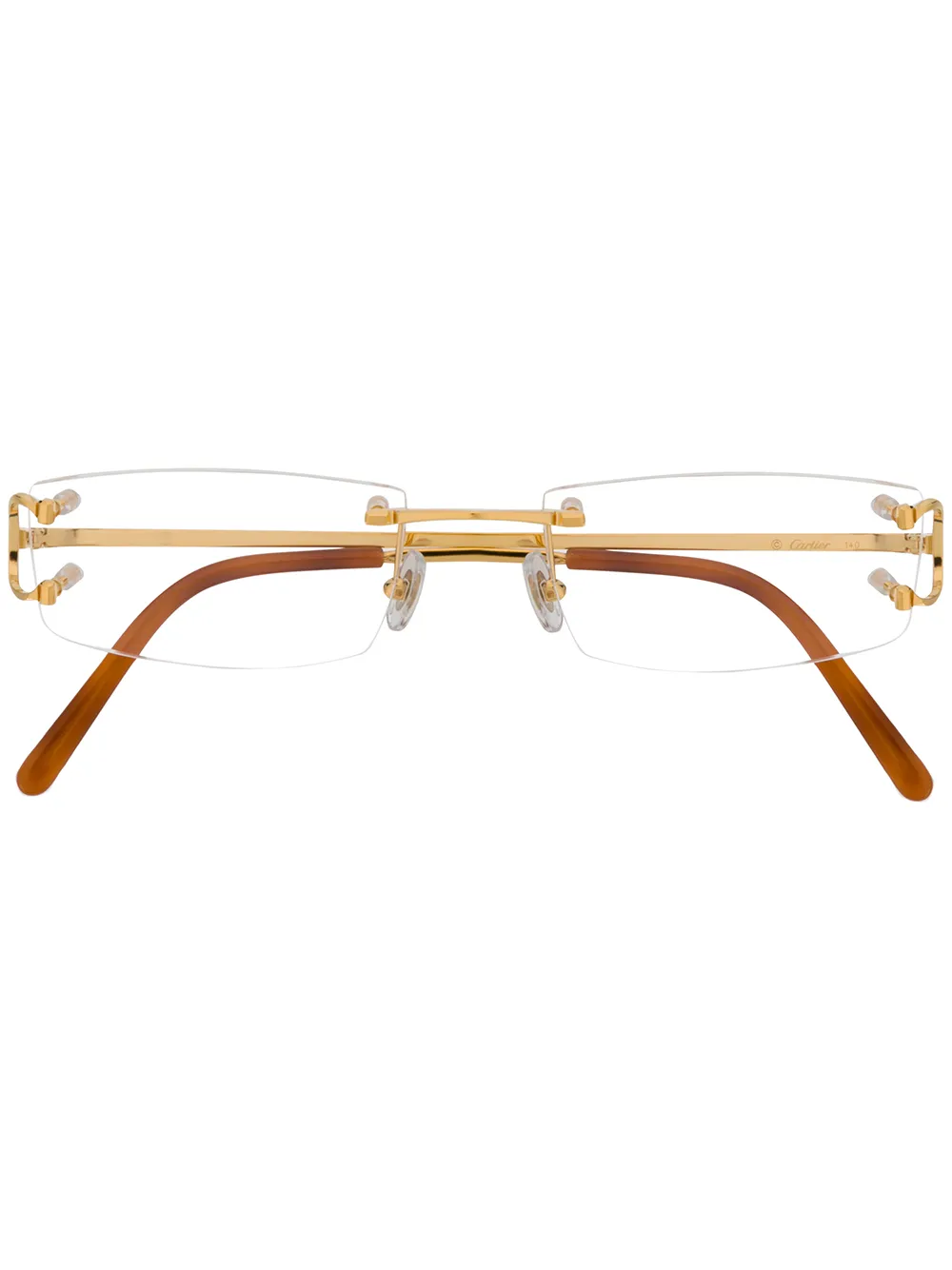 фото Cartier eyewear очки в прямоугольной оправе