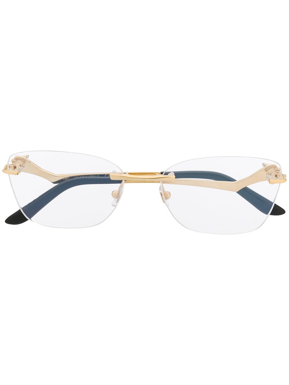 фото Cartier eyewear очки в оправе 'кошачий глаз'