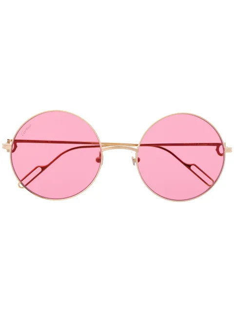 Cartier Eyewear round framed sunglasses