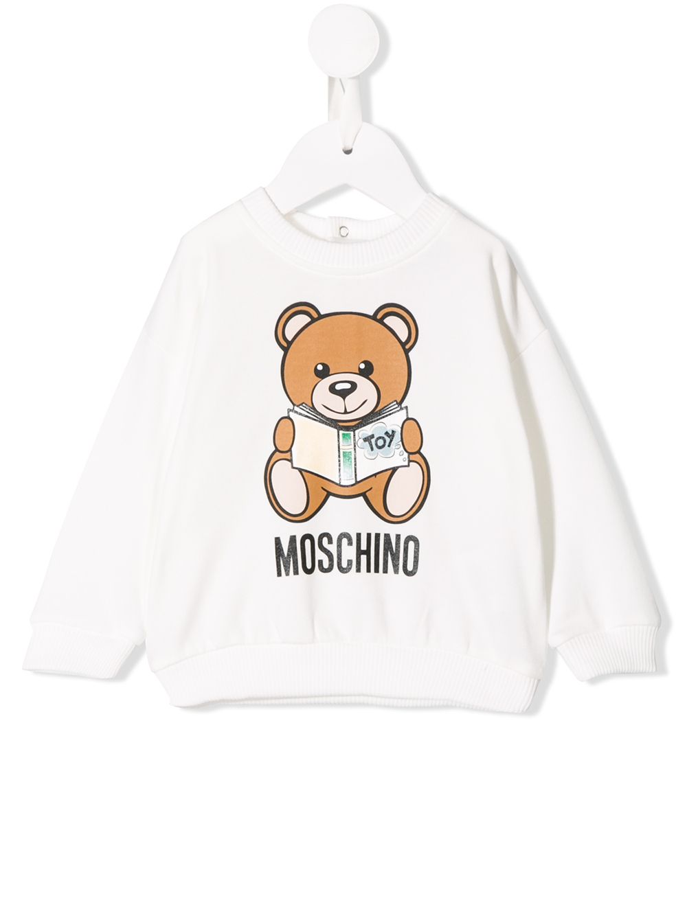 фото Moschino kids толстовка с принтом