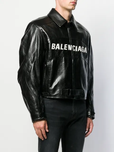 balenciaga logo jacket