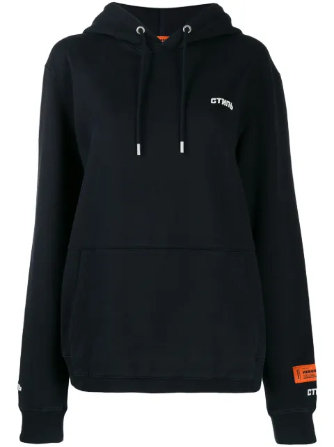 Heron Preston logo patch hoodie