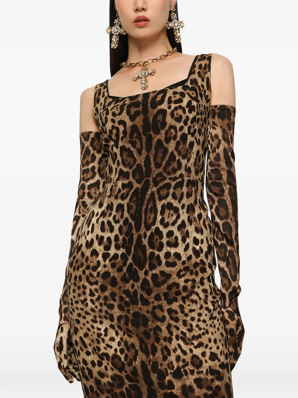 Dolce & Gabbana ドルチェ＆ガッバーナ レオパード ドレス - FARFETCH