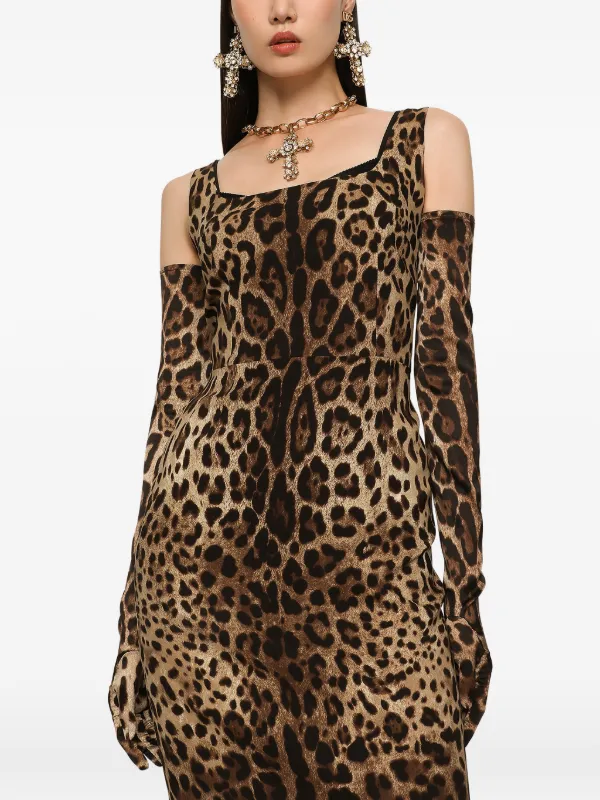 Dolce & Gabbana ドルチェ＆ガッバーナ レオパード ドレス - FARFETCH