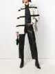 Bild 2 von Saint Laurent Shearling-Mantel mit Streifen